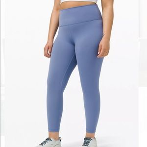 Lululemon Wunder Train High-Rise Tight 25" size 14 color water drop